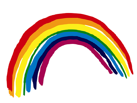 Colorful Simple Rainbow Illustration