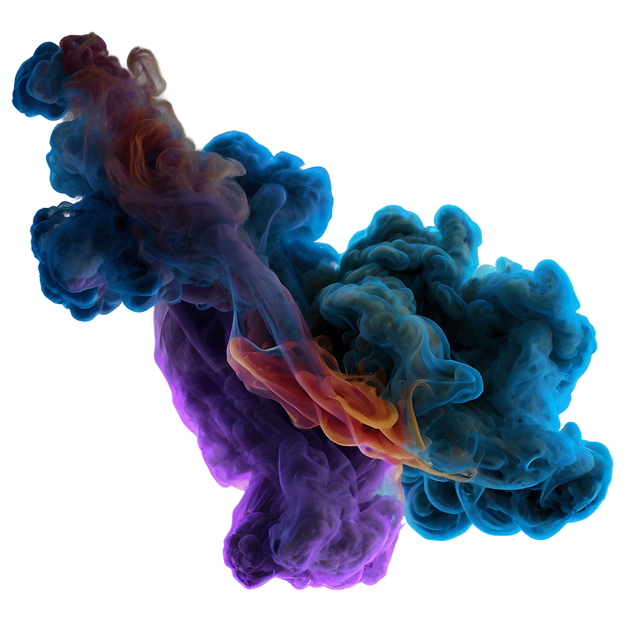 Colorful Smoke Ribbon Png Tpm