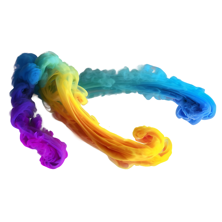 Colorful Smoke Swirls Png Gjn