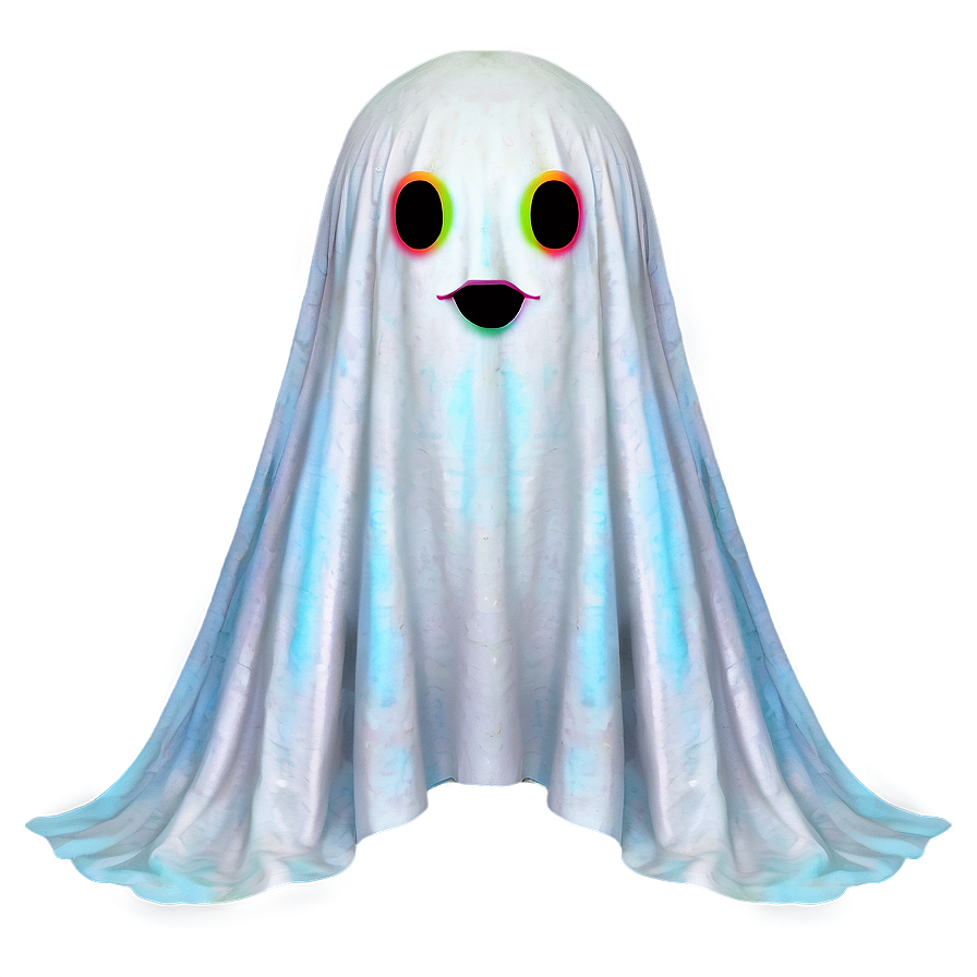 Colorful Snapchat Ghost Png 06272024