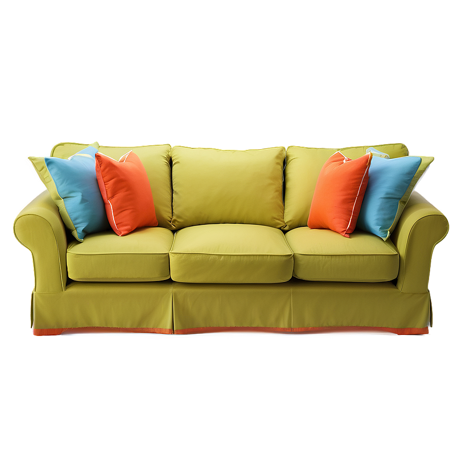 Colorful Sofa Pillows Png Slj