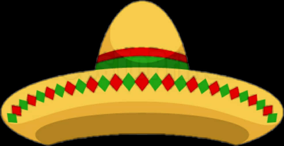 Colorful Sombrero Vector Illustration