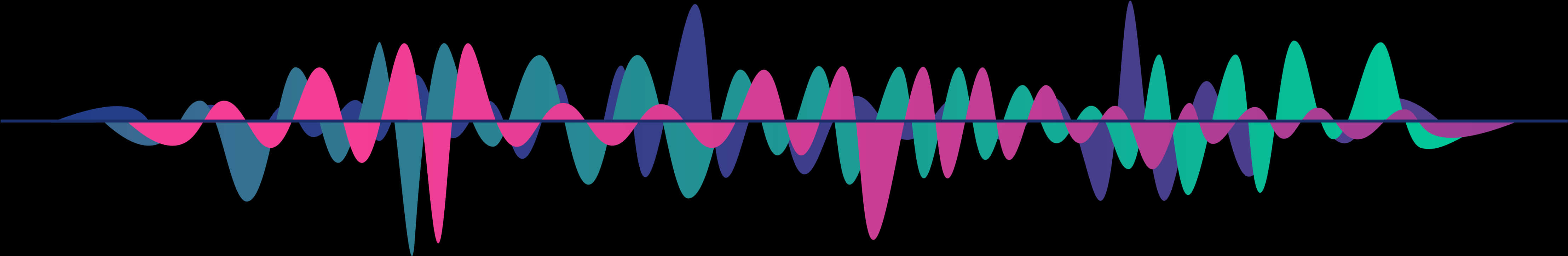 Colorful Soundwave Vector
