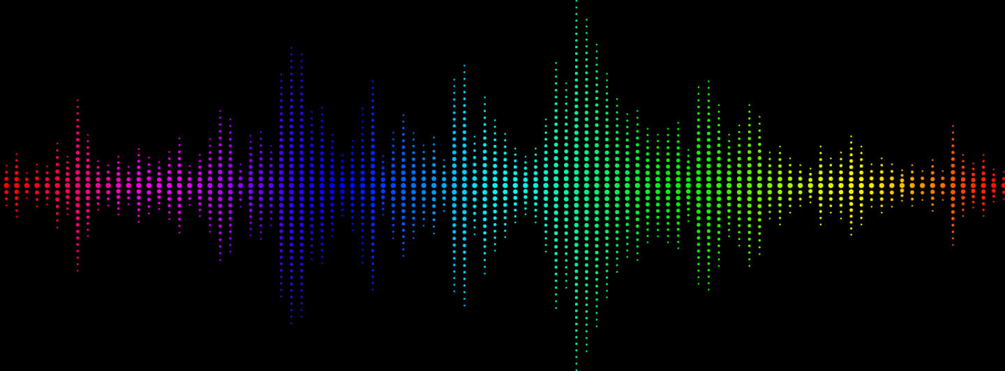 Colorful Soundwave Visualization