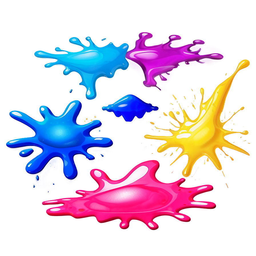 Colorful Splat Png 2