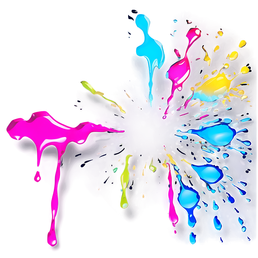 Colorful Splat Png 94