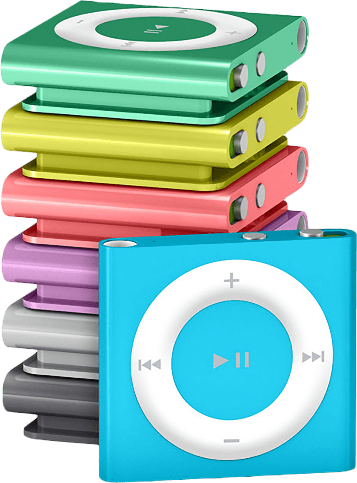 Colorful Stackedi Pod Shuffle Collection