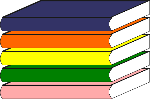 Colorful Stackof Books