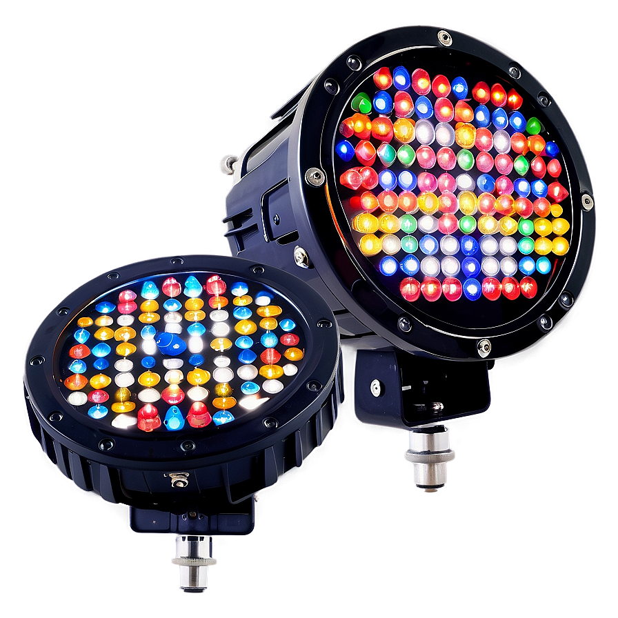 Colorful Stadium Lights Png 16