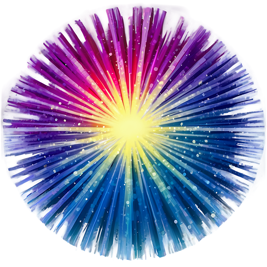 Colorful Stardust Burst Png Wys