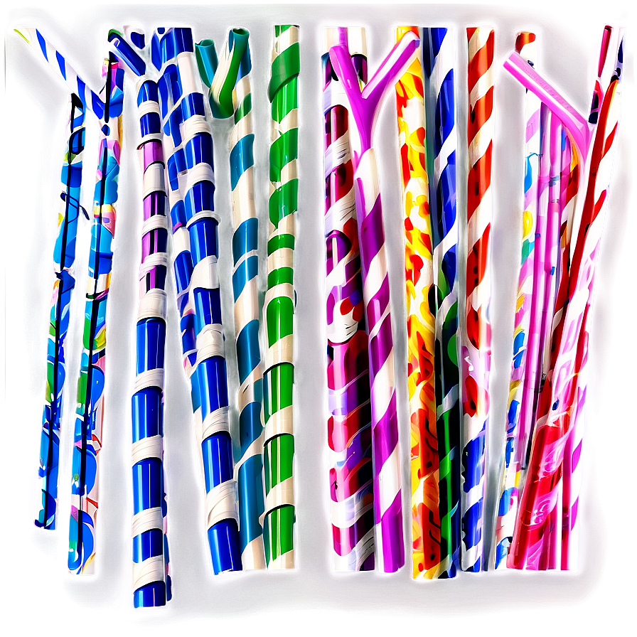 Colorful Straw Png 05242024