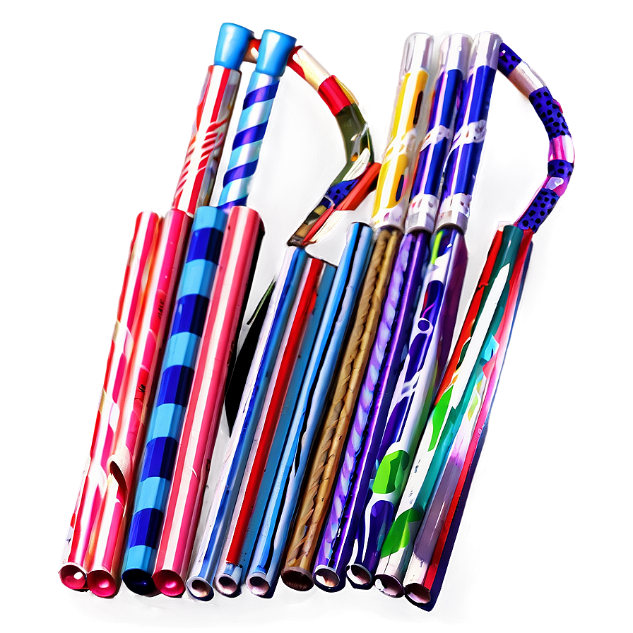 Colorful Straw Png 7