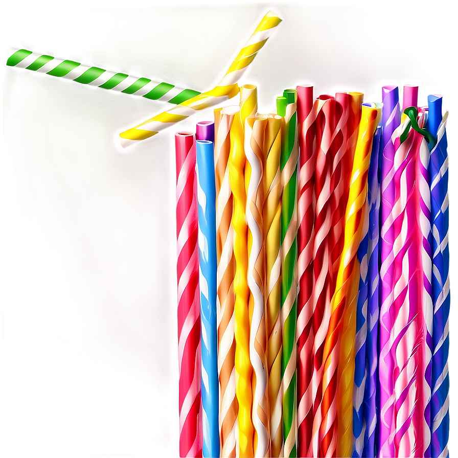 Colorful Straw Png Xdu33