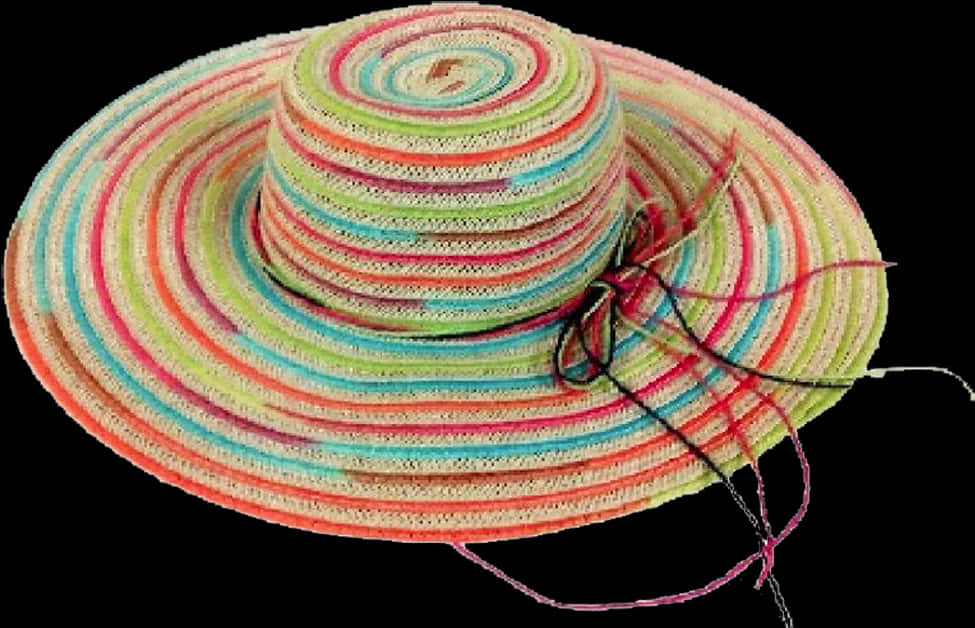 Colorful Striped Sombrero Hat