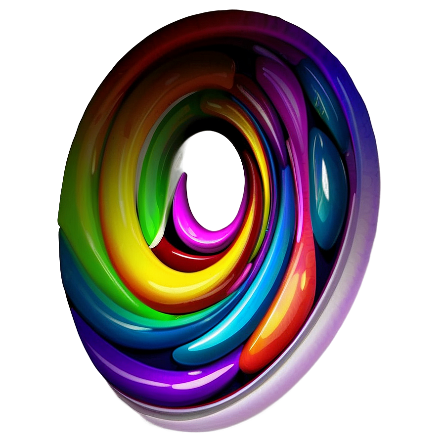 Colorful Swirl Art Png 77