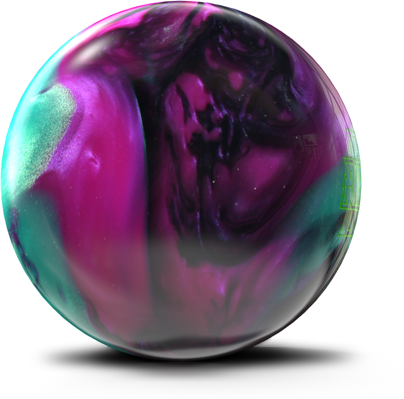 Colorful Swirl Bowling Ball