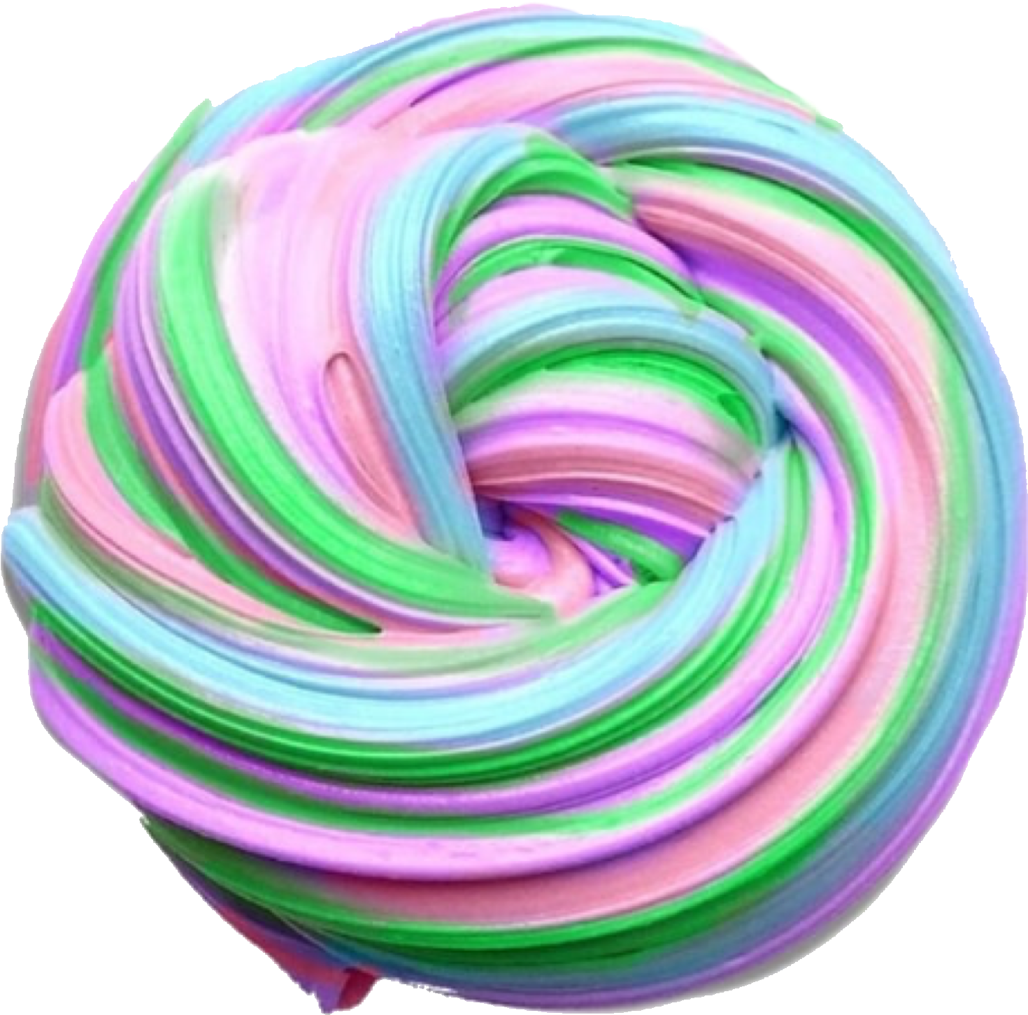 Colorful Swirled Slime Texture