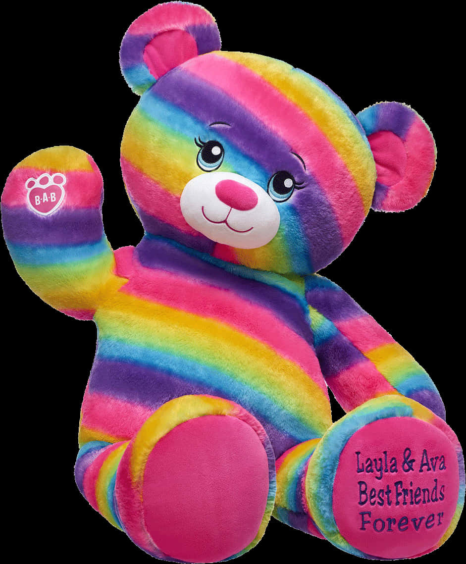 Colorful Teddy Bear Plush Toy