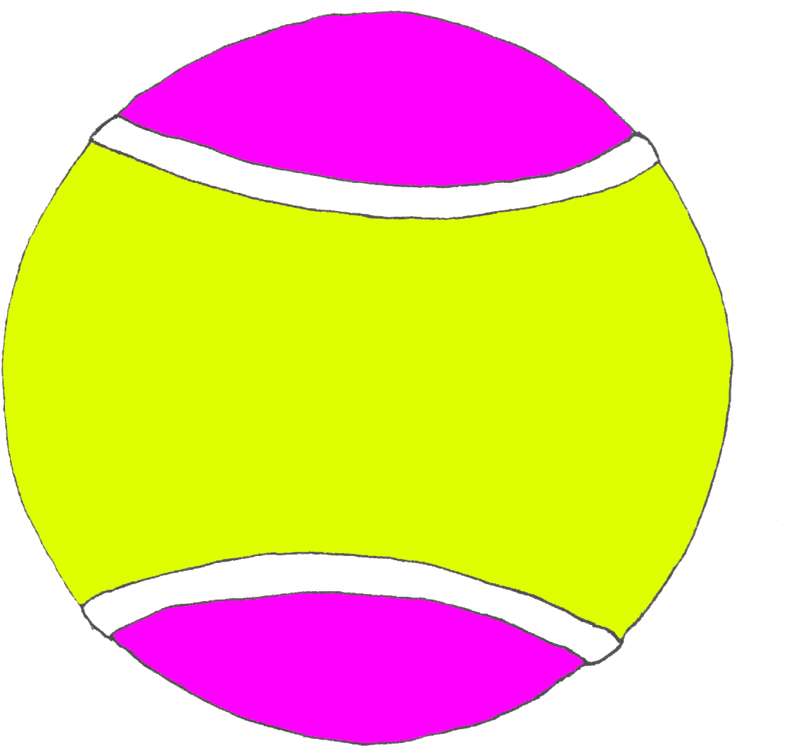 Colorful Tennis Ball Illustration.png