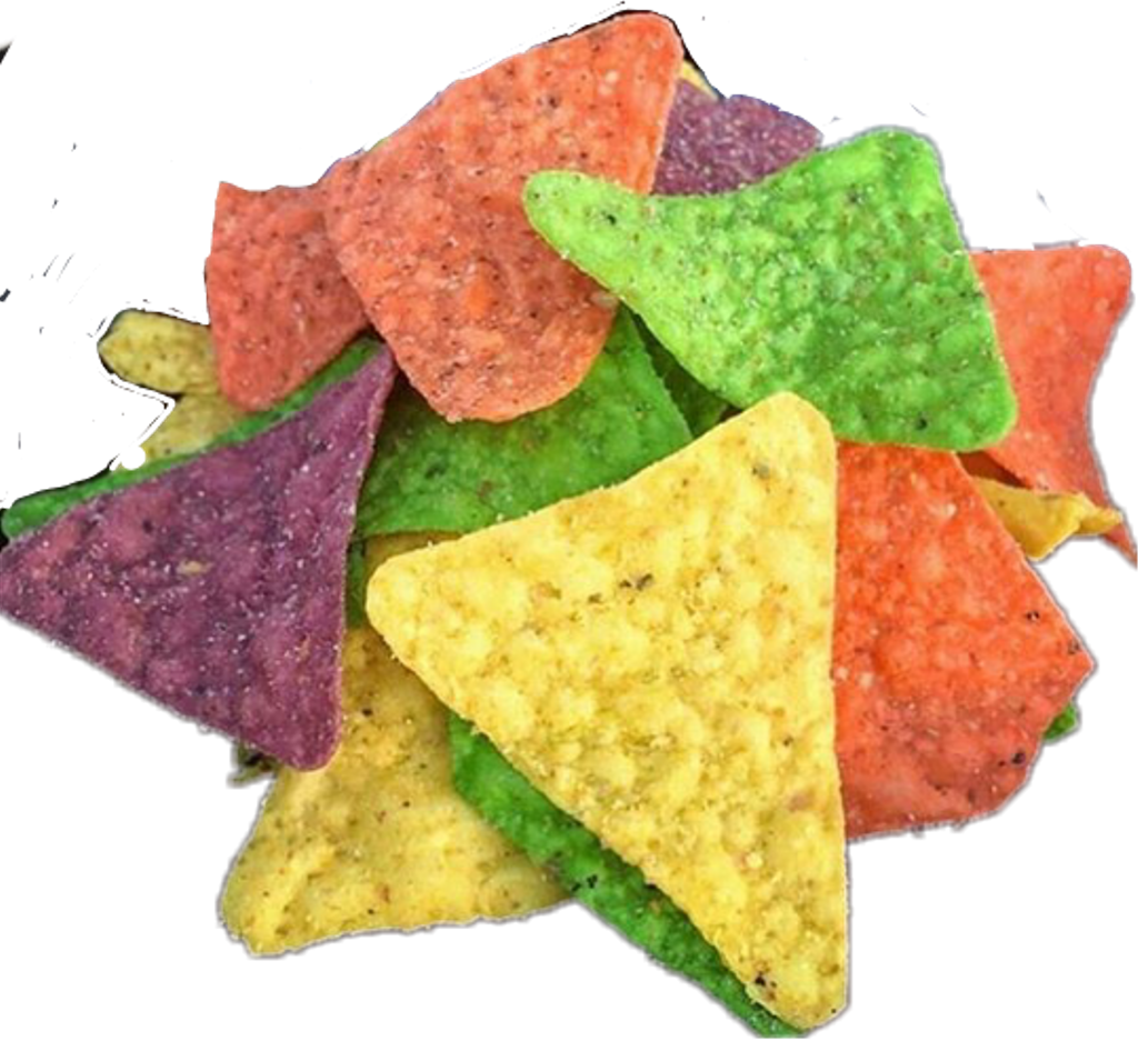 Colorful Tortilla Chips Pile