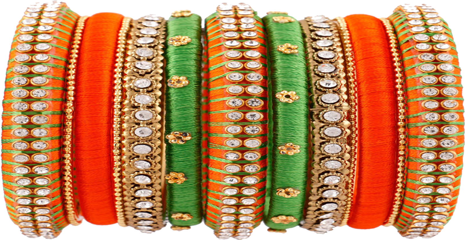 Colorful Traditional Bangles Set