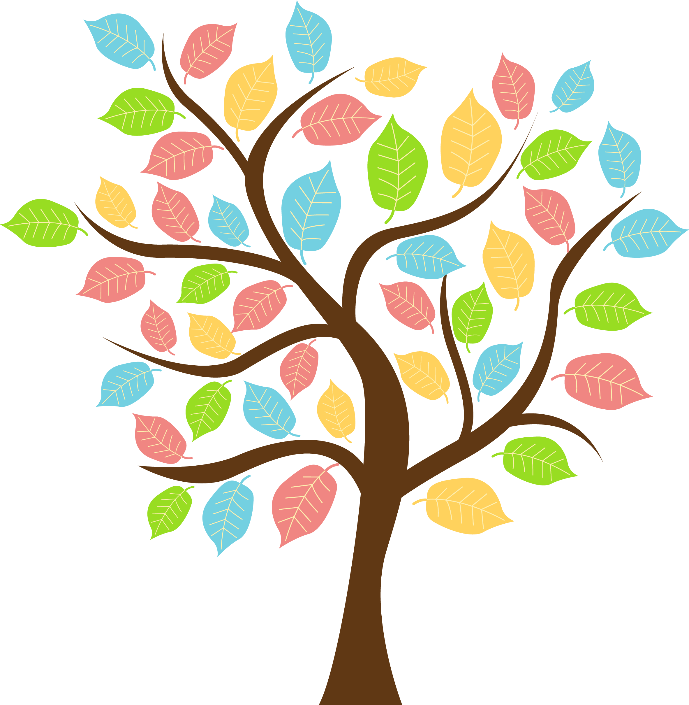 Colorful Tree Graphic