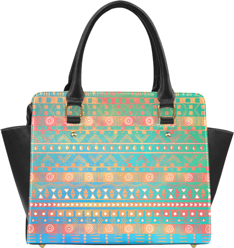 Colorful Tribal Pattern Tote Bag