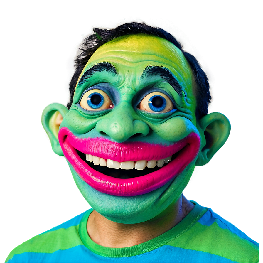 Colorful Trollface Png 56