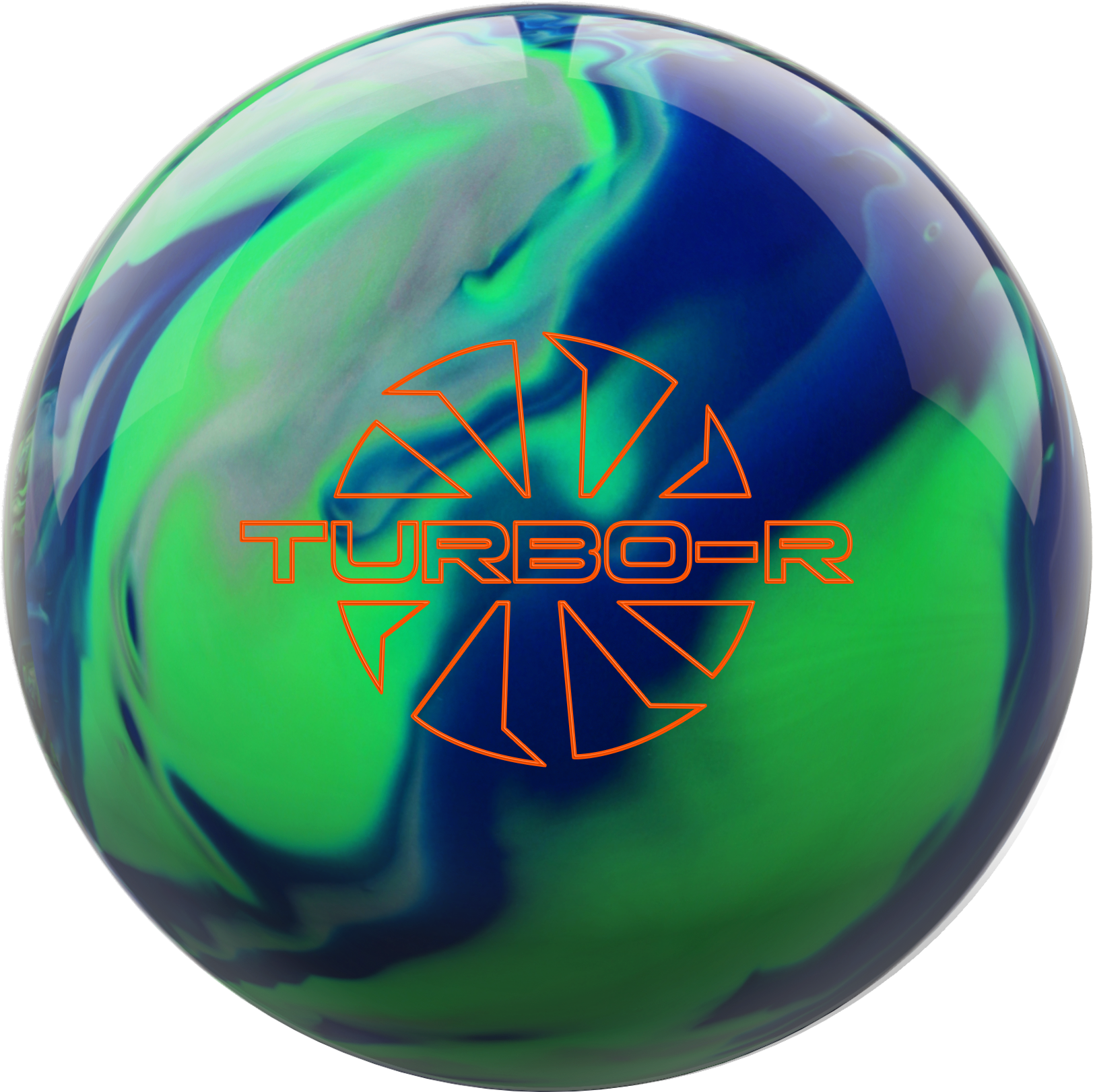 Colorful Turbo R Bowling Ball