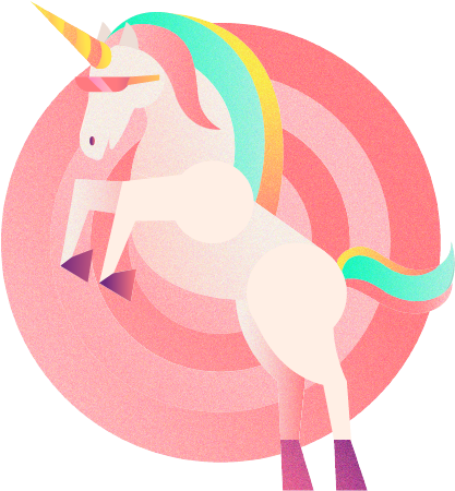 Colorful Unicorn Graphic