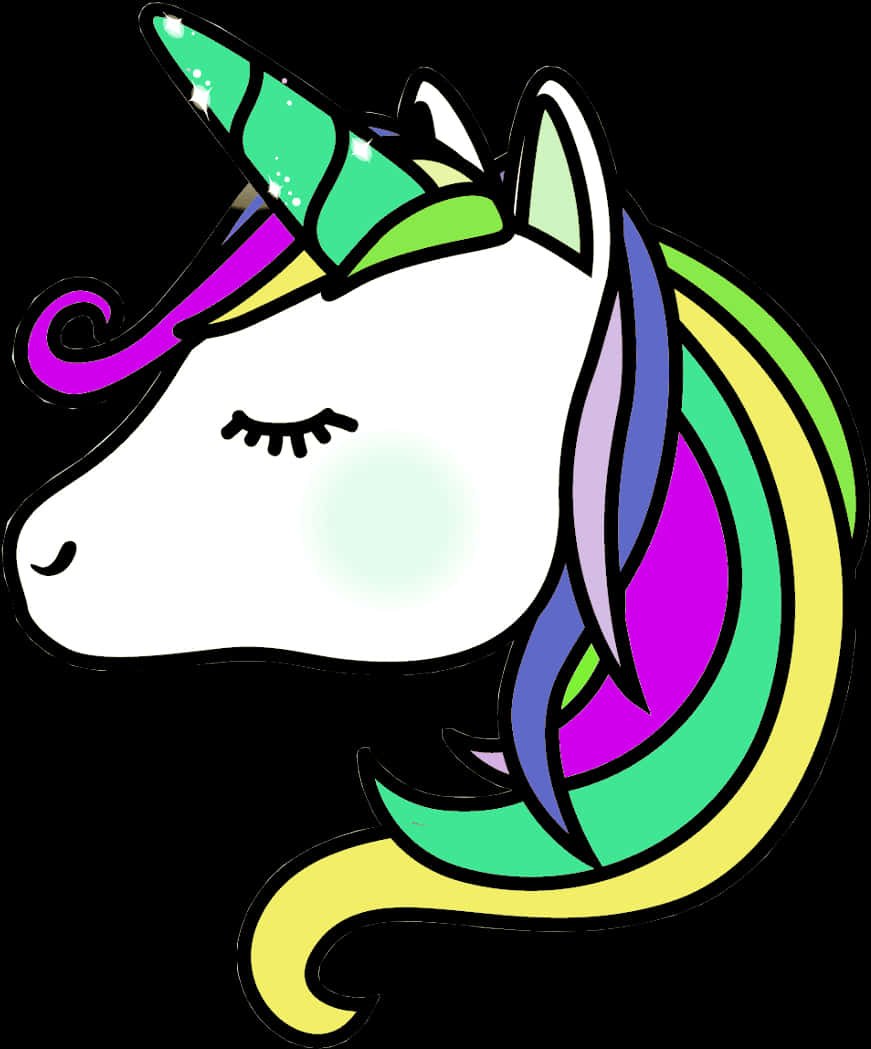 Colorful Unicorn Graphic