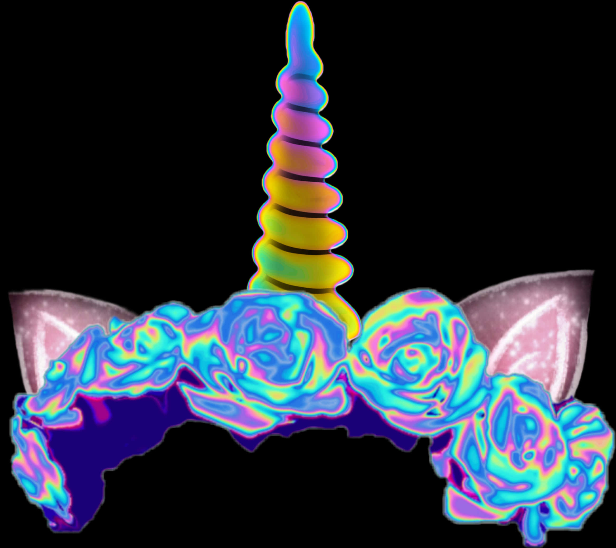 Colorful Unicorn Hornand Ears