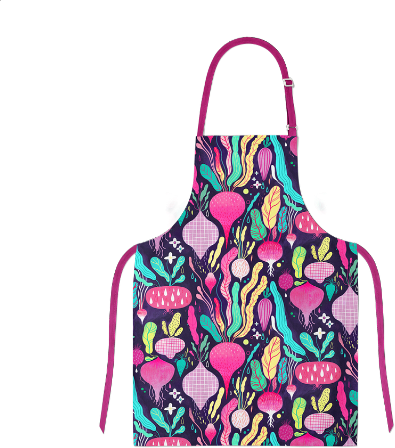 Colorful Vegetable Pattern Apron