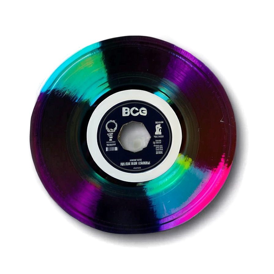 Colorful Vinyl Discs Png 05242024