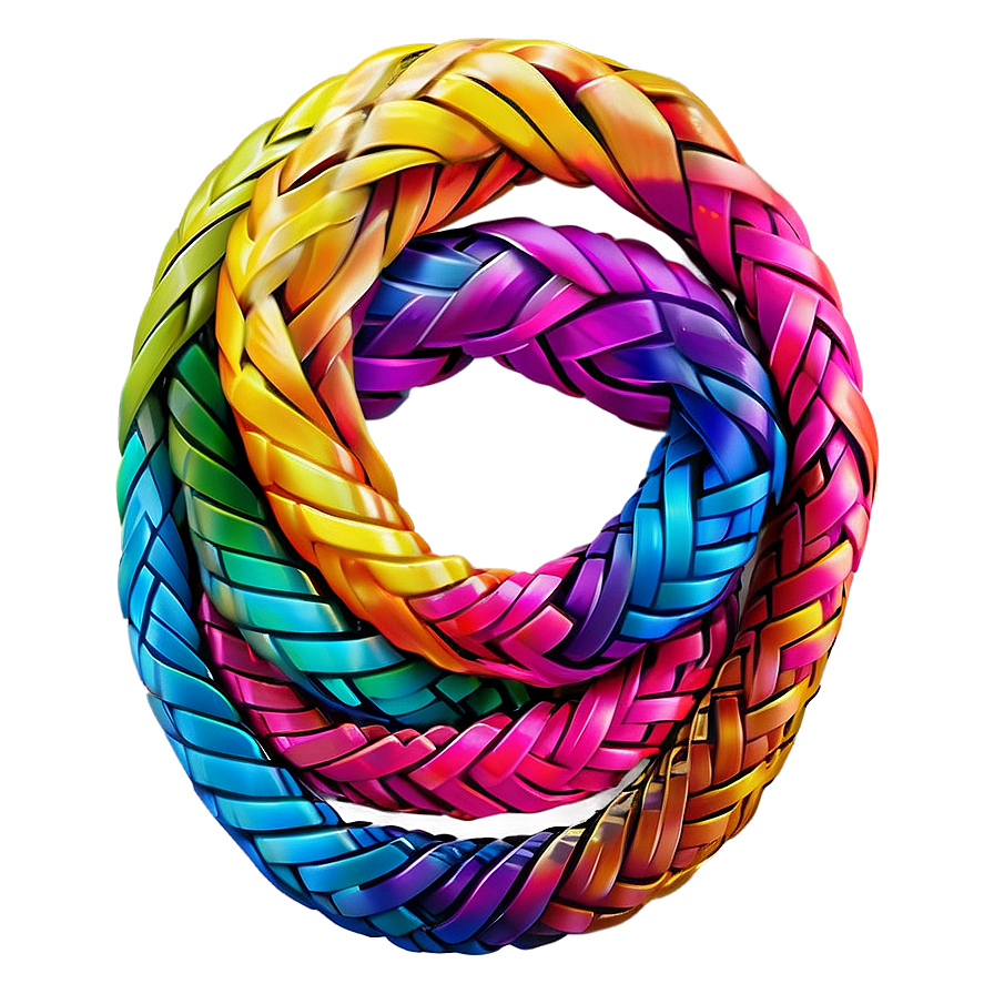 Colorful Weave Design Png 1