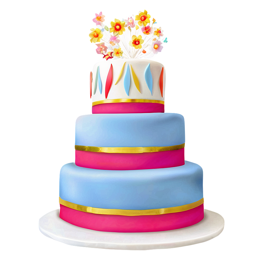 Colorful Wedding Cake Png Qcq