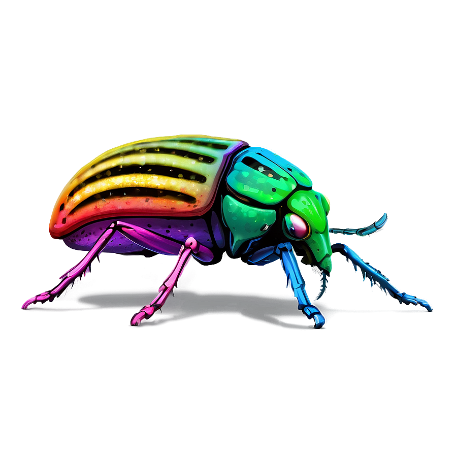 Colorful Weevil Creature Png 06292024