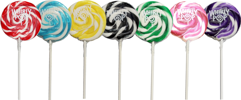 Colorful Whirly Pop Lollipops