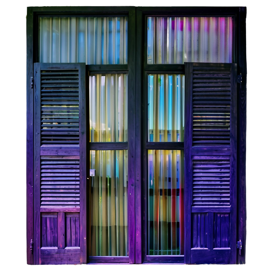 Colorful Window Shutters Png Ylx