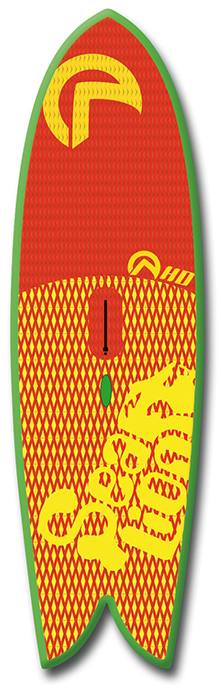 Colorful Windsurfing Board Design