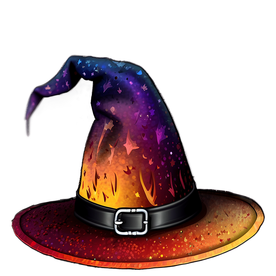 Colorful Witch Hat Png 05252024
