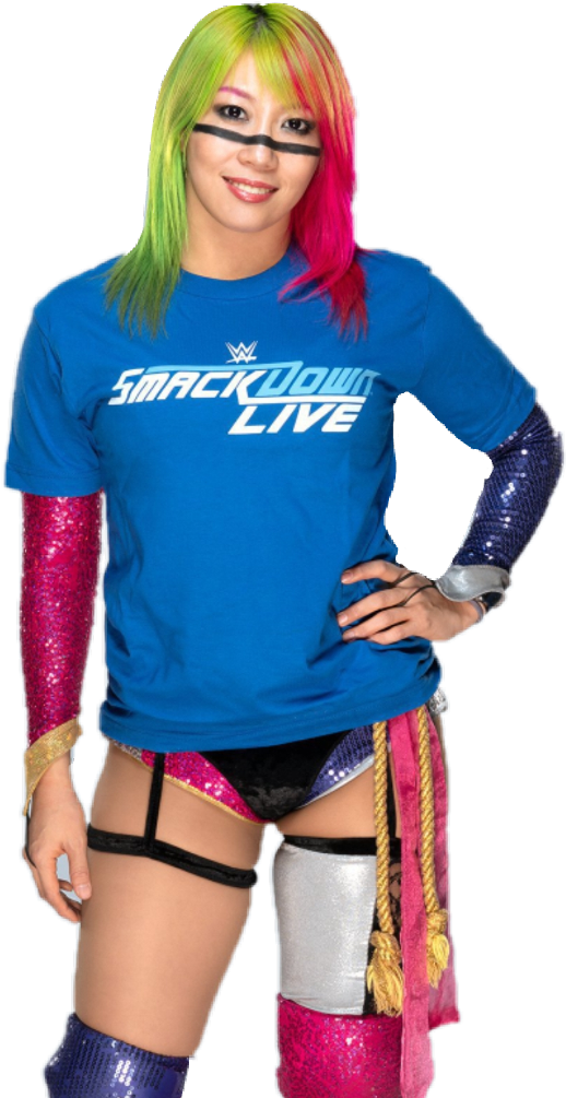 Colorful Wrestler Smack Down Live Shirt