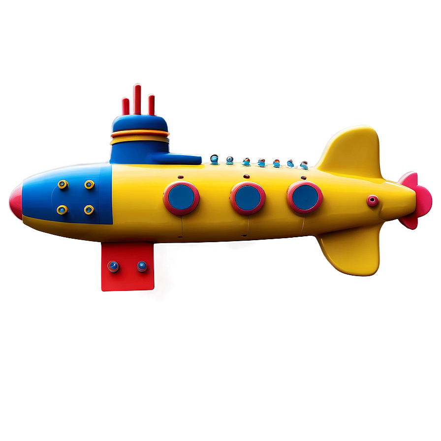 Colorful Yellow Submarine Png 43