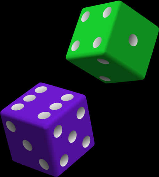 Colorful3 D Dice