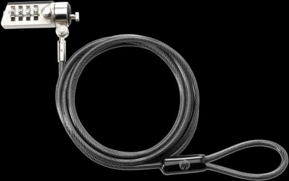 Combination Lock Security Cable