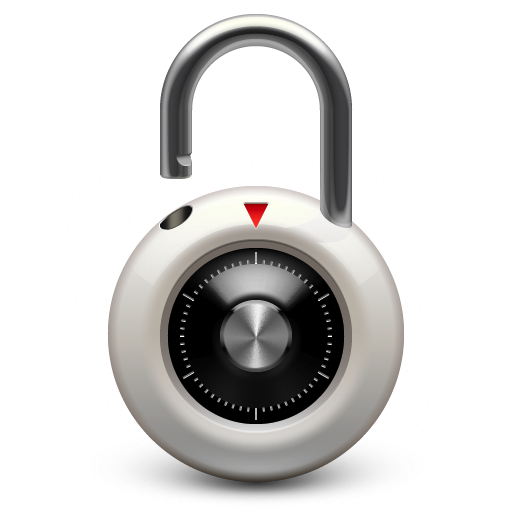 Combination Padlock Graphic