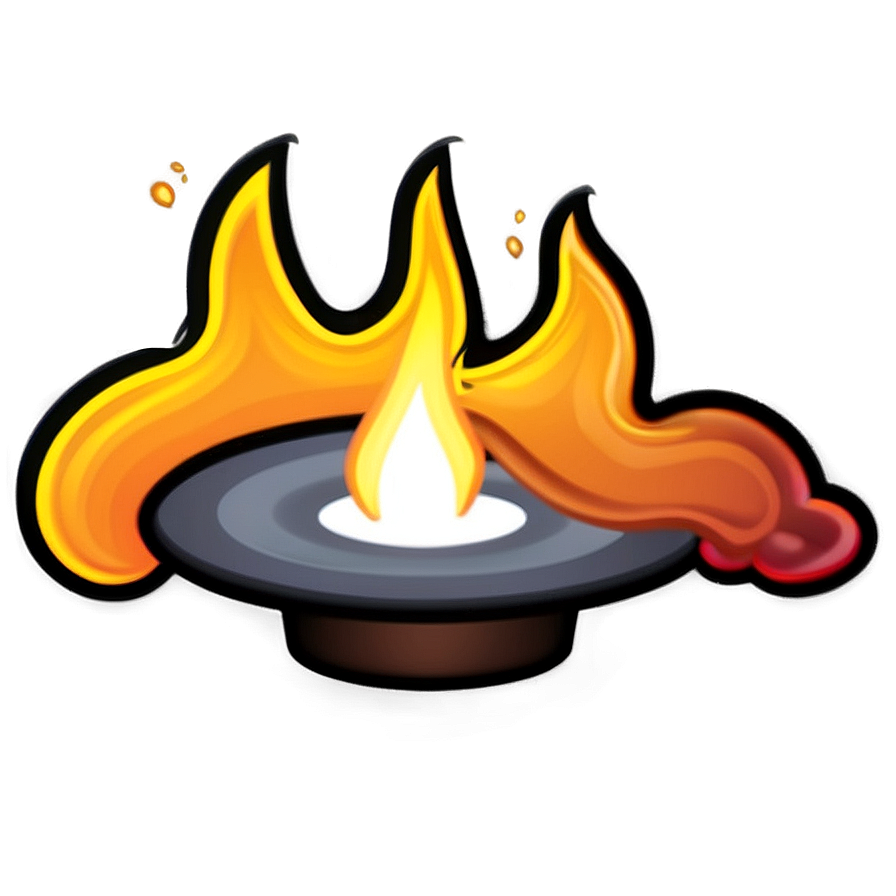 Combustion Fire Emoji Image Png 05042024