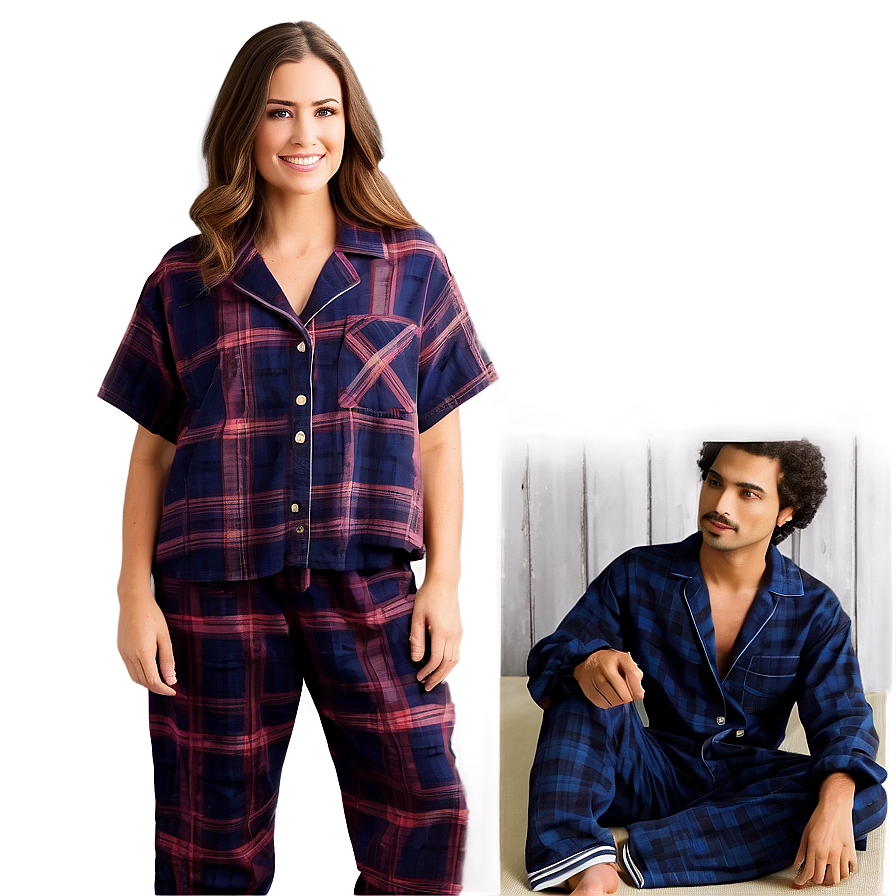 Comfortable Flannel Loungewear Png 06212024