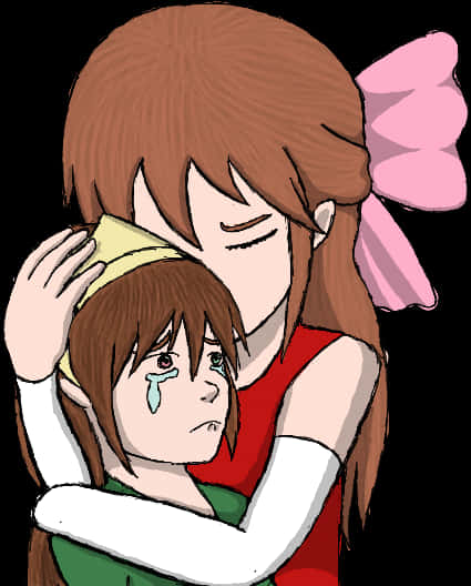 Comforting_ Anime_ Hug