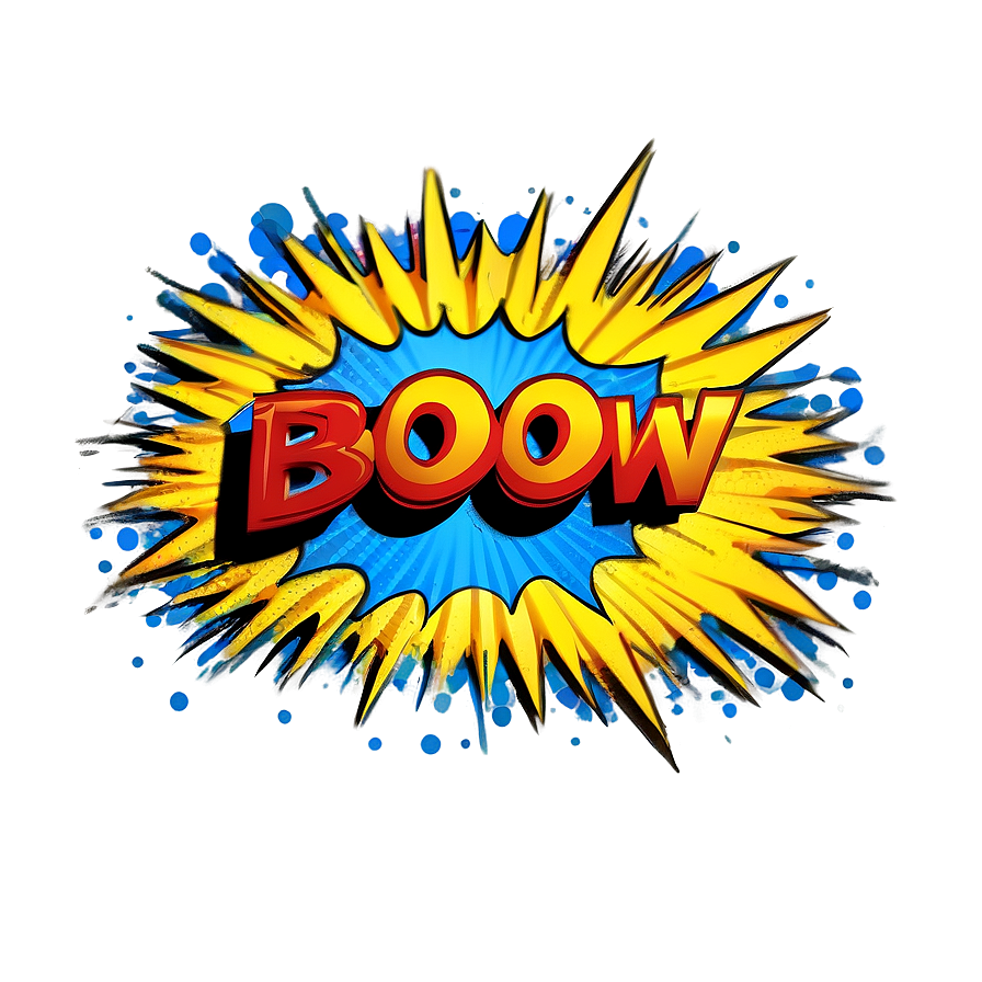 Comic Book Explosion Icon Png 37